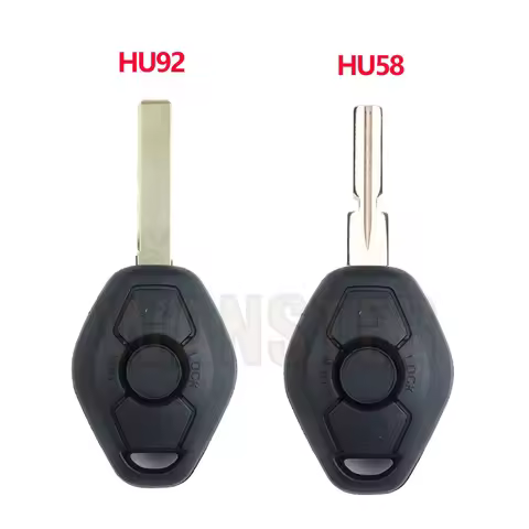 for BMW E38 E39 E46 X3 X5 Z3 Z4 1 3 5 7 Series Z1 Z2 Z5 E60 E83 E53 EWS System HU58 HU92 Car Key Fob