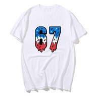 Six Seven Drippy Ice Cream Sports 67 Cool Meme T-shirt For Men Women 100% Cotton T Shirts Short Slee