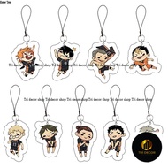 Haikyuu anime manga keychain, mobile phone necklace, Haikyuu acrylic keychain, t accessories