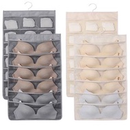 Others - 2 件懸掛式衣櫃收納袋，24 個口袋內衣收納袋，衣櫃收納袋，雙面衣櫃收納袋，適合內衣/胸罩/內褲/襪子