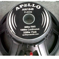 DISCON SPEAKER COMPONENT APOLLO AW1848 SUBWOOFER 18 INCH