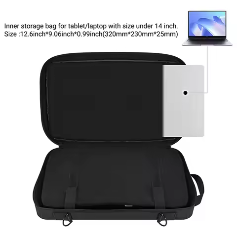 DJ Controller Case Protective Carry Case with Adjustable Shoulder Strap for Hercules Inpulse 200/200