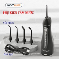 Mornwell water flosser charging cord with water flosser nozzle