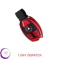 PLASTIC RED AMG REMOTE FOB KEY COVER CASE, FOR MERCEDES A C E S CLK SLK ML CLASS