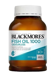 Blackmores Fish Oil 1000mg Odorless 400CAPSULES