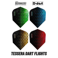 Harrows Dart Flights - TESSERA 100 Micron Darts flight 3Pcs/pack (SAYAP ARROW)