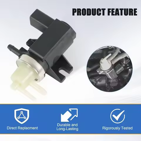 1J0906627 Turbocharger Vacuum Solenoid Valve for VW Golf MK4 Passat B5.5 1.9TDI LT 28-35/28-46 Beetl