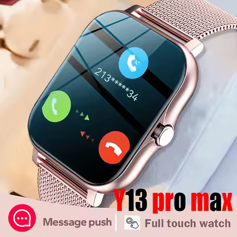 2025 New Y13 Pro Max Smart Watch Bluetooth Talking Blood Pressure Monitor Smart Watch for Women Men 