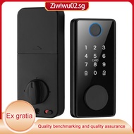 Deadbolt Locks Smart Digital Lock Of Bluetooth App Biometric Fingerprint Password Keyless Entry Fron