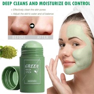 Green Mask Stick MEIDIAN / Green Tea Mask Cleansing Clay Stick Masker