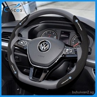 （IN STOCK）Ciscos Car Steering Wheel Protector Cover Car Accessories For Volkswagen Golf MK7 Scirocco Touran Golf MK6 Jetta Polo Sharan Beetle Golf MK5
