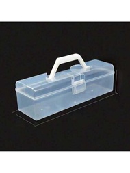 1 pieza Caja de almacenamiento de contenedor de plástico de gran tamaño portátil adecuada para el sellado seguro de cajas de filtros de cigarrillos (sin cigarrillos)