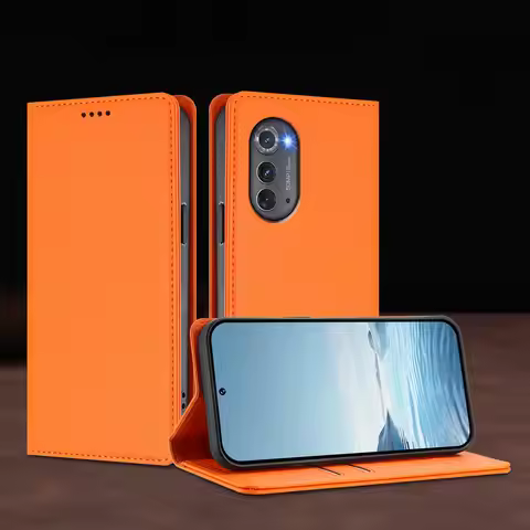 Wallet Flip Leather Phone Case For Motorola Moto Edge 2025 2024 2023 2022 Edge S30 X30 Magnetic Back