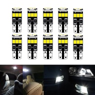 10pcs Car W5W T10 LED Interior Light 194 168 2825 Auto Position Width Side Lamp Clearance Bulb 2835 