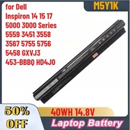 M5Y1K 40WH/2700mAh Battery for Dell Inspiron 14 15 17 5000 3000 Series 5559 3451 3558 3567 5755 5756