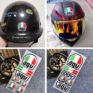 Motorcycle helmet sticker AGV reflective motorcycle AGV riding helmet sticker motorcycle body windsh