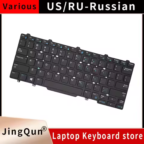 US/SP/RU English NEW Laptop Keyboard For Dell Latitude 3340 3350 5480 5488 5490 7480 7490 E3340 E545