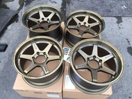 TE37ล้อใหม่ ขอบ18 6รู139.7 กว้าง9.5หรือ10.5 ออฟ25(แจ้งข้อมูลในแชทล้อแบ่งขายลูกเดียวล้อเศษ)