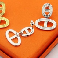 Hermes outlet earrings愛馬仕豬鼻子耳環耳釘