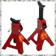 [I O J E] RC Jack Stands,2Pcs 6 Ton RC Car Scale Jack Stands for  SCX10 Wraith TRX4 D90 CC01 RC Quic