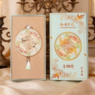 Lifetime guong trang diem mini kieu co dien kic chi xao set hop via tang le