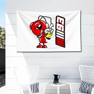 3x5 Ft Moto Marquez Marc 93 Flag Polyester Digital Printing Banner for Garage Wall Art Out Door Deco