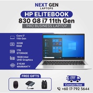 HP EliteBook i7 11 Gen | Multi Tasking Processor | 32GB RAM | 1TB SSD | Windows 11 Pro | 2 Years War