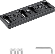 INNOREL CP1104 110 * 38mm Multi-Functional Cheese Plate with 1/4" & 3/8" Threads, Switching Mounting
