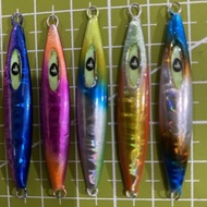 7gram Micro Jig Fishing Bait GID Eyes Firelock Acid Uv Bright