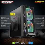 DENZ GAMING PC - INTEL I3-10100F GTX1050Ti 16GB 240 SSD