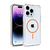 Luxury magnetic Case For iPhone 17e/16e Compatible with Magsafe Shockproof for iPhone 17E 16 15 14 P