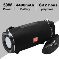 Powerful Portable Bluetooth Speakers With FM RadioTF Card AUX USB For PC Computer Wireless High Power 4400 mAh Subwoofer Boombox