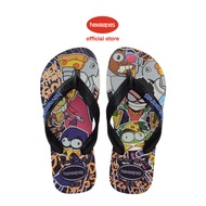 Havaianas Kids Top Warner Flip Flops-Black