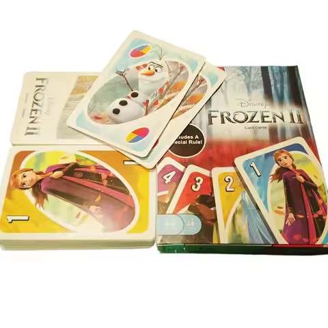 Disney Stitch Card Games Frozen Toys Story Cars for Family Night Featuring Tv Show Themed Graphics S