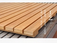 Old Pomelo กันลื่น พรมห้องน้ําห้องอาบน้ํากันน้ําไม้สักแผ่นกันลื่นยุโรปสไตล์ธรรมชาติ Unpainted