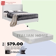 Melaka Bedding Combo Set Queen Divan Bed Frame / Bed Frame Queen/Queen mattress /Katil Queen / queen