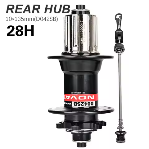 Novatec Bicycle Hubs D041SB D042SB Rear MTB Bike hubs 28 32 36 Holes For HG 8 9 10 11 Speed SX NX 12