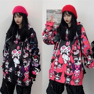 เสื้อกันหนาวมีหมวกสไตล์ญี่ปุ่น Kawaii Kuromi