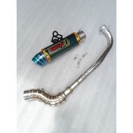 Daeng sai4 Pipe canister conical open specs exhaust Pipe for Wave 125 Xrm 110/125 Wave 100/110/115 R
