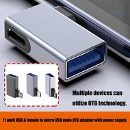 YYS Fast speed USB 2 0 to MicroUSB OTG Adapters 90° Angled For Stable Data Transfer And Simultaneous