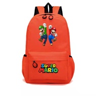 beg sekolah beg sekolah budak lelaki Cross-Border New Style Game Super Mario Game Style Backpack Stu