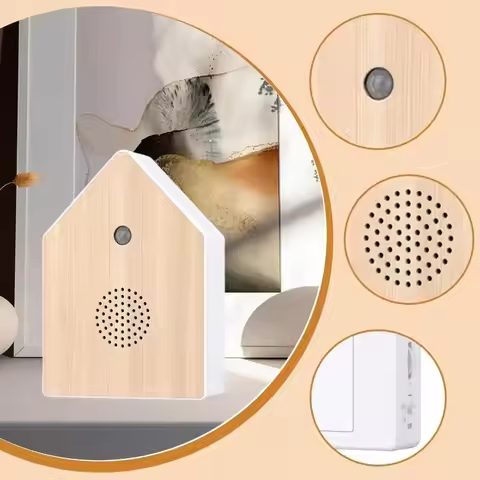 Realistic Bird Chirping Sound Bird Sound Music Box Lightweight Portable Bird Chirping Sound Box Tabl