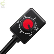 ROLY Low Voltage Passive Dimmer, Copper Red DC 0/1-10V Knob LED Dimmer, Durable Black Plastic PWM Di