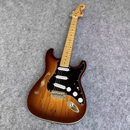 Fender Stratocaster Electric Guitar Semi Hollow Body F Holes SSS Single Coil Pickups Professional Gu
