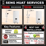 🛠️🛠️ FREE REPLACE INSTALLATION 🛠️🛠️ TOSHIBA DSK33ES5SW INSTANT WATER HEATER WITH CLASSICLA CHROME RA