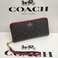 new style 2024 wallet for women official store authentic original C4581 C4452 PVC Long hand-held pur