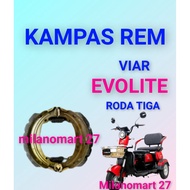 Evolite family three-wheeled brake pads evolite family three-wheeled electric bicycle brake pads