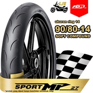 Ban Motor Matic Racing 90/80-14 FDR MP 27 Tubeless Soft Compound - Ban Tubeless Soft Compound Ring 14 - Ban FDR Baru