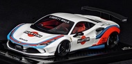 ミニカー　1/18　フェラーリ ミニカー　フェラーリ 　F8　Martini色　VIP Scale Model Ferrari F8 Liberty Walk 【限定予約商品】