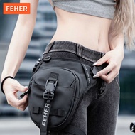 FEHER FEHER Motorcycle Riding Waist Bag Motorcycle Leg Bag Expandable Multifunctional Cross-body Bag